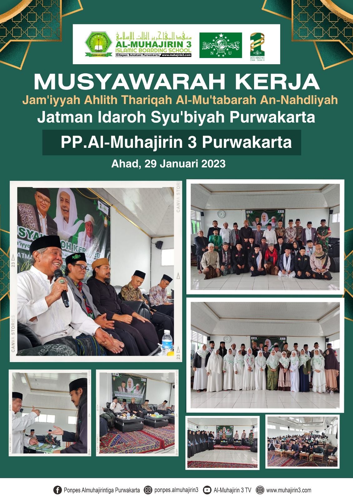 Jatman Purwakarta Gelar Musyawarah Kerja 2023 di PP.Al-Muhajirin 3 
