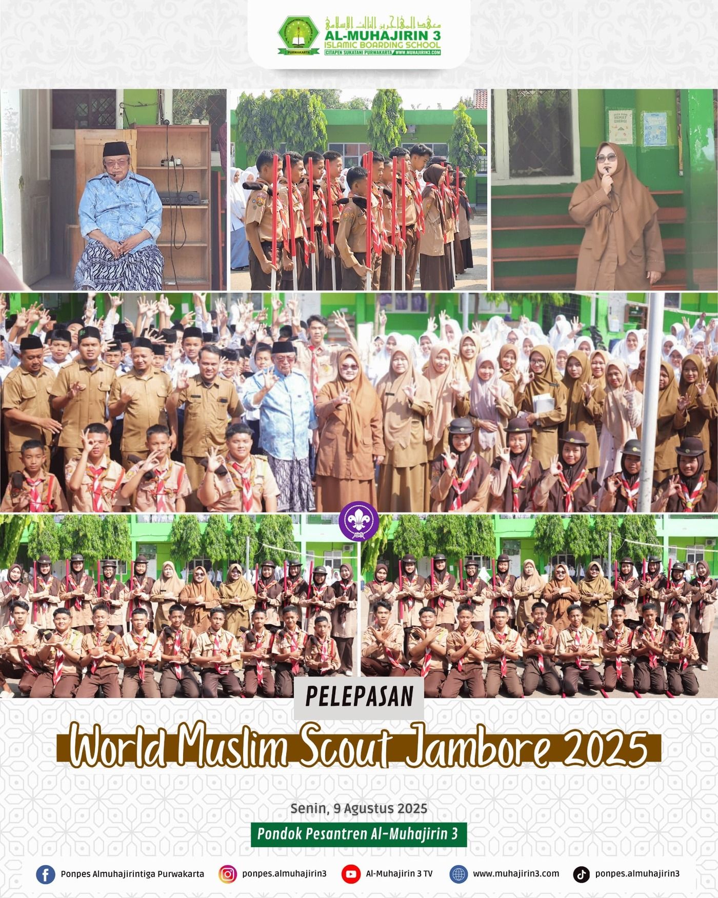 Santri Al-Muhajirin 3 Siap Harumkan Indonesia di World Muslim Scout Jamboree 2025