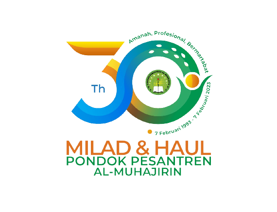 Logo Milad dan Haul Pondok Pesantren Al-Muhajirin yang ke-30