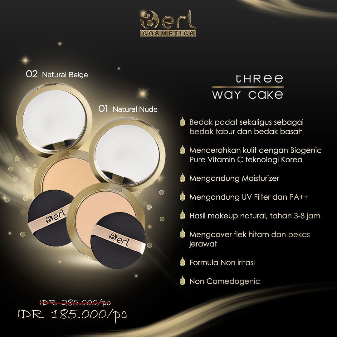Glowing Dan Tahan Lama Seharian Dengan B ERL Three Way Cake