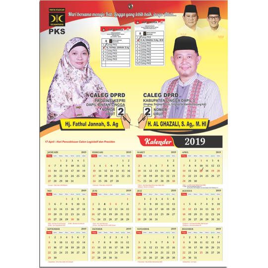 Kalender Caleg Kabupaten lingga Jambi