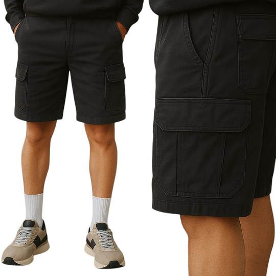 Moskill Cargo Pendek V2 Hitam