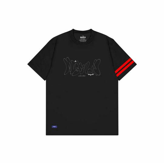 Moskill Tshirt Typography Hitam