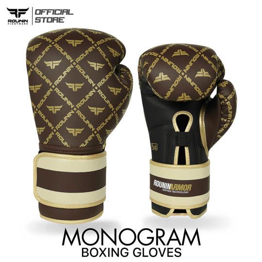 Boxing Glove Rounin Fightware, Sarung Tinju, MuayThai Glove - Monogram Series