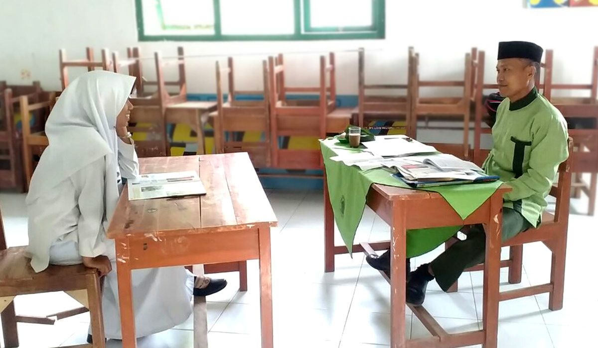 Usai UN Santri Kelas 6 Ikuti Ujian Lisan Nihai