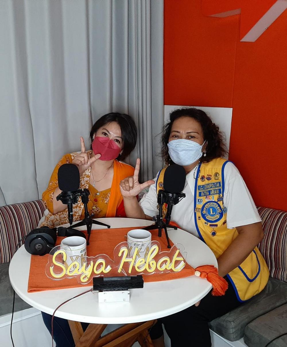 YKAI Poscast with Lions Club Jakarta Cosmopolitan