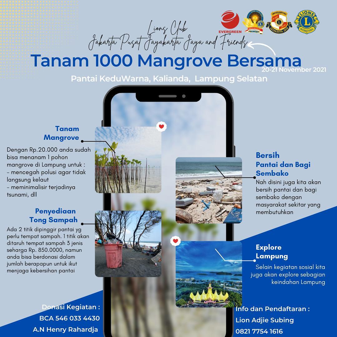 Tanam 1000 Mangrove Bersama - LCJP Jayakarta Jaya