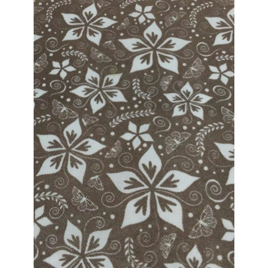 Wallpaper Lokal Motif Batik Kupu Coklat 120 CM