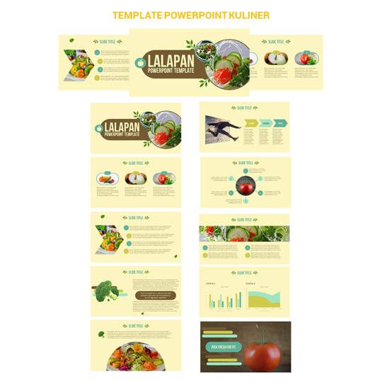 Kode GHD001 - Template Powerpoint Lalapan