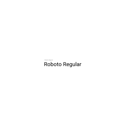 Roboto - Christian Robertson