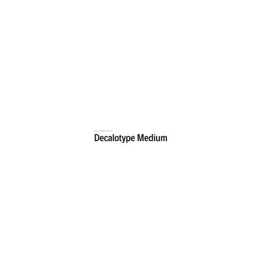 Decalotype - Hanken Design Co