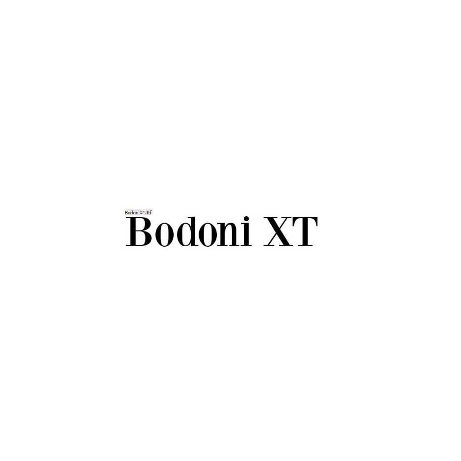 Bodoni XT - Manfred Klein