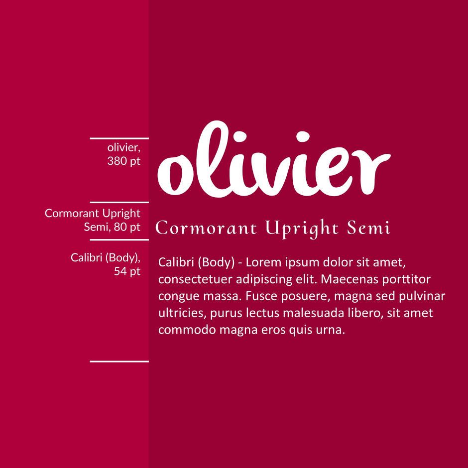 Olivier - Letters & Numbers