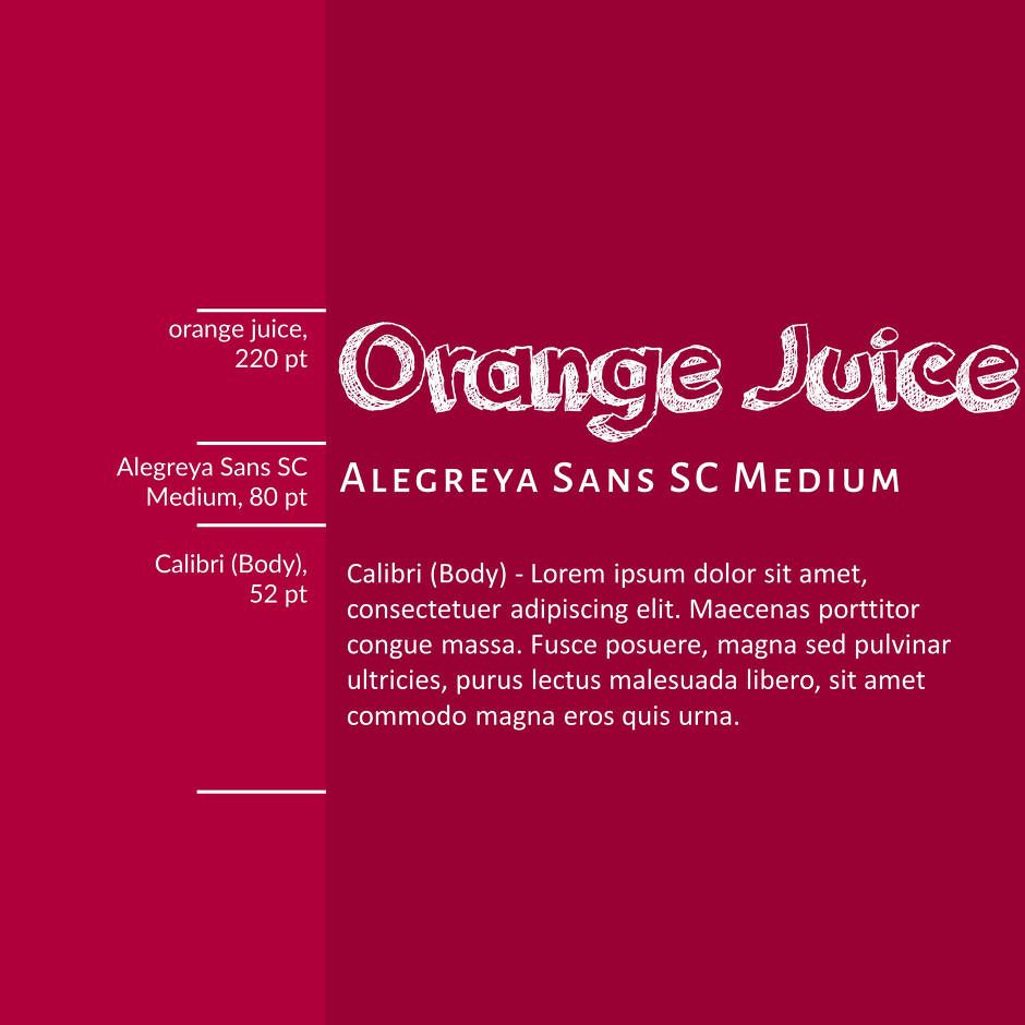 Orange Juice - Brittney Murphy Design