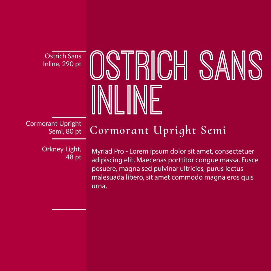 Ostrich Sans Inline - Tyler Finch