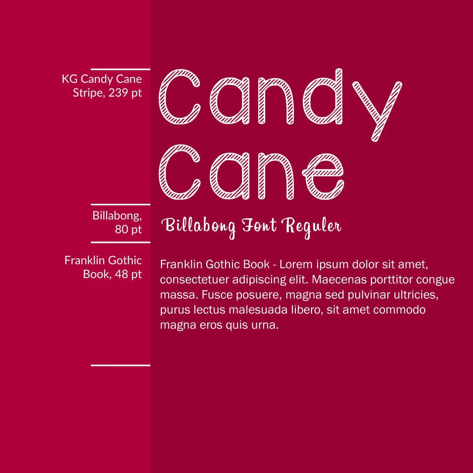 KG Candy Cane Stripe - Kimberly Geswein