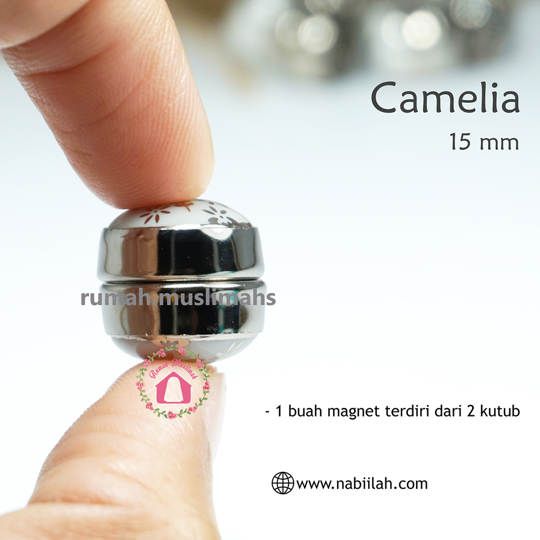 Bros magnet untuk jilbab CAMELIA 15 mm
