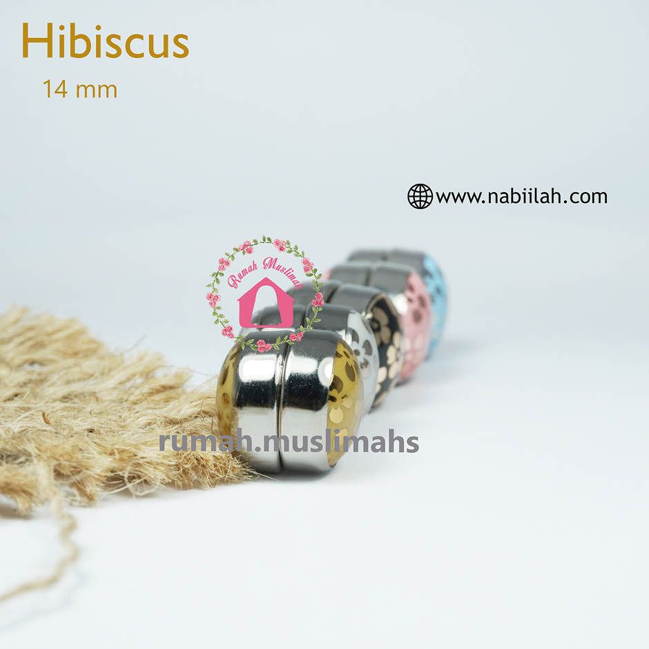 Magnet clip hijab HIBISCUS 14 mm