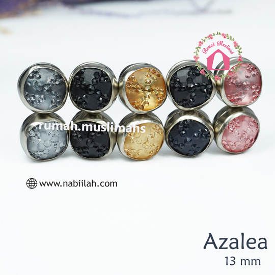Pin jilbab magnet AZALEA 13 mm