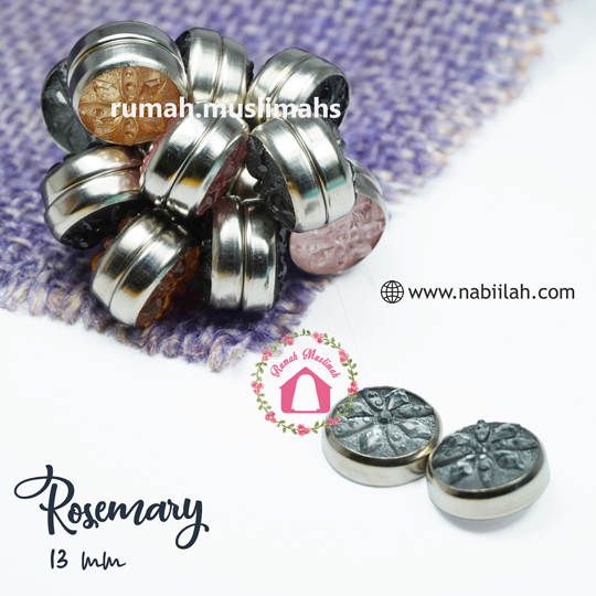 Peniti magnet untuk jilbab ROSEMARY 13 mm