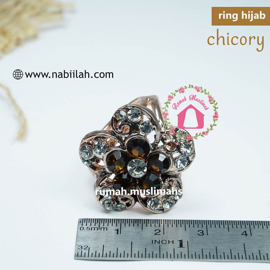 Ring jilbab turki CHICORY bros  cincin kerudung  turkey