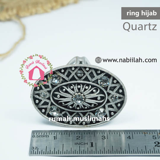 Ring kerudung QUARTZ bros cincin hijab turki