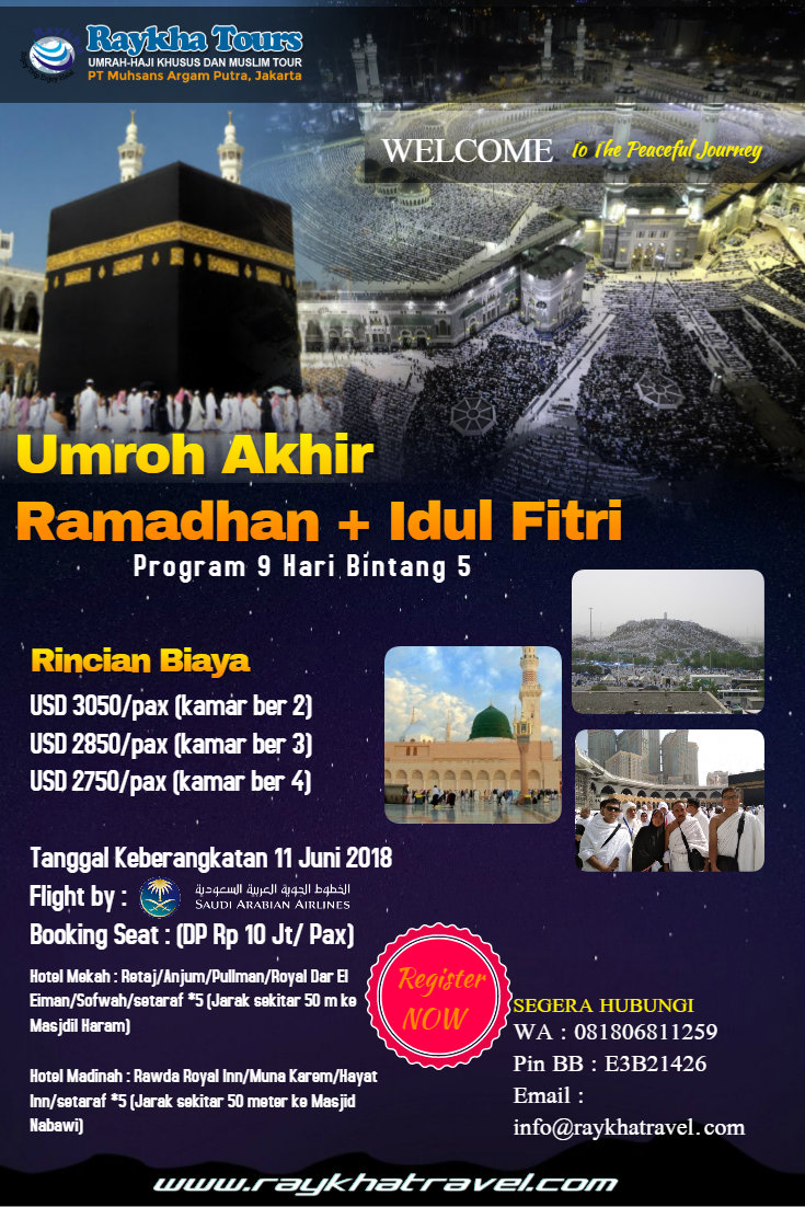 Umroh Akhir Ramadhan Plus Idul Fitri