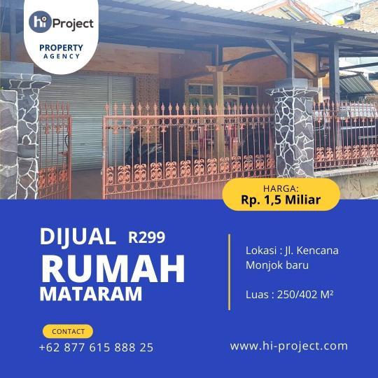 Rumah Mataram type 250/402 M2 di Monjok baru R299