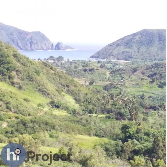 Tanah Bukit dekat pantai Mawun dengan view laut T257