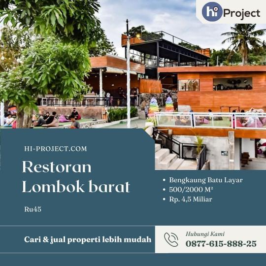 Restoran Lombok barat D Puncak Resto di Bengkaung Batu Layar Ru45