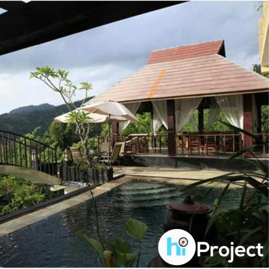 vila di atas bukit lengkap dengan isinya di Batulayar V005