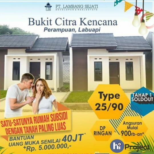 Rumah subsidi Bukit Citra Kencana Labu Api Lombok barat S031