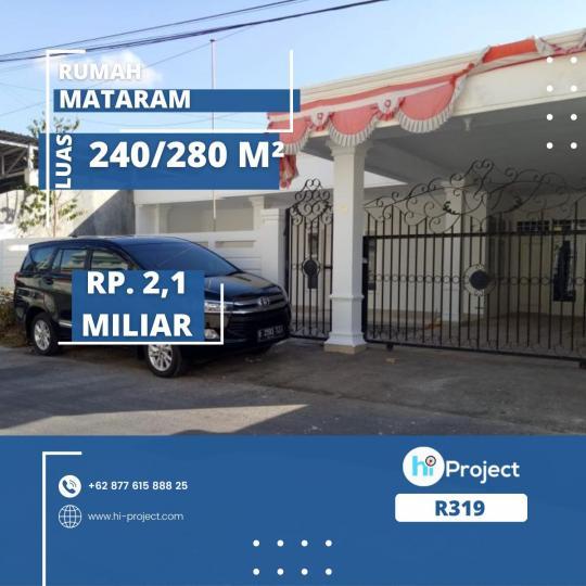 Rumah Mataram type 240/280 M2 di Pusat Kota R319