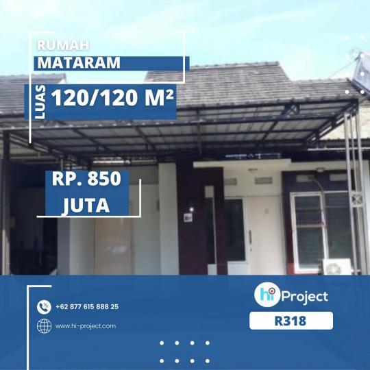 Rumah Mataram type 120 M2 di Perumahan Garden View Residence Monjok R318