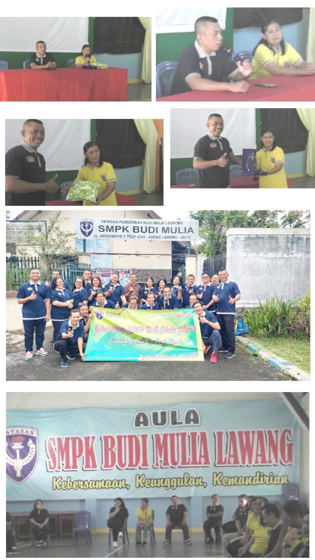 Kunjungan SMP Budi Mulia, Jakarta ke SMP Budi Mulia, Lawang, Malang, 27 Juni 2022.