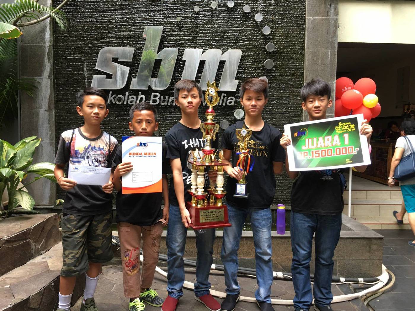 1st Winner Futsal Bunda Mulia Competition
