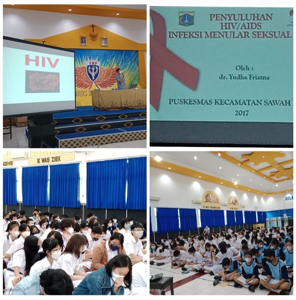 Penyuluhan HIV Aids untuk siswa kelas 8