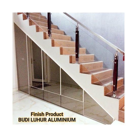  Lemari Budiluhur Aluminium Rolling Door Show Case 