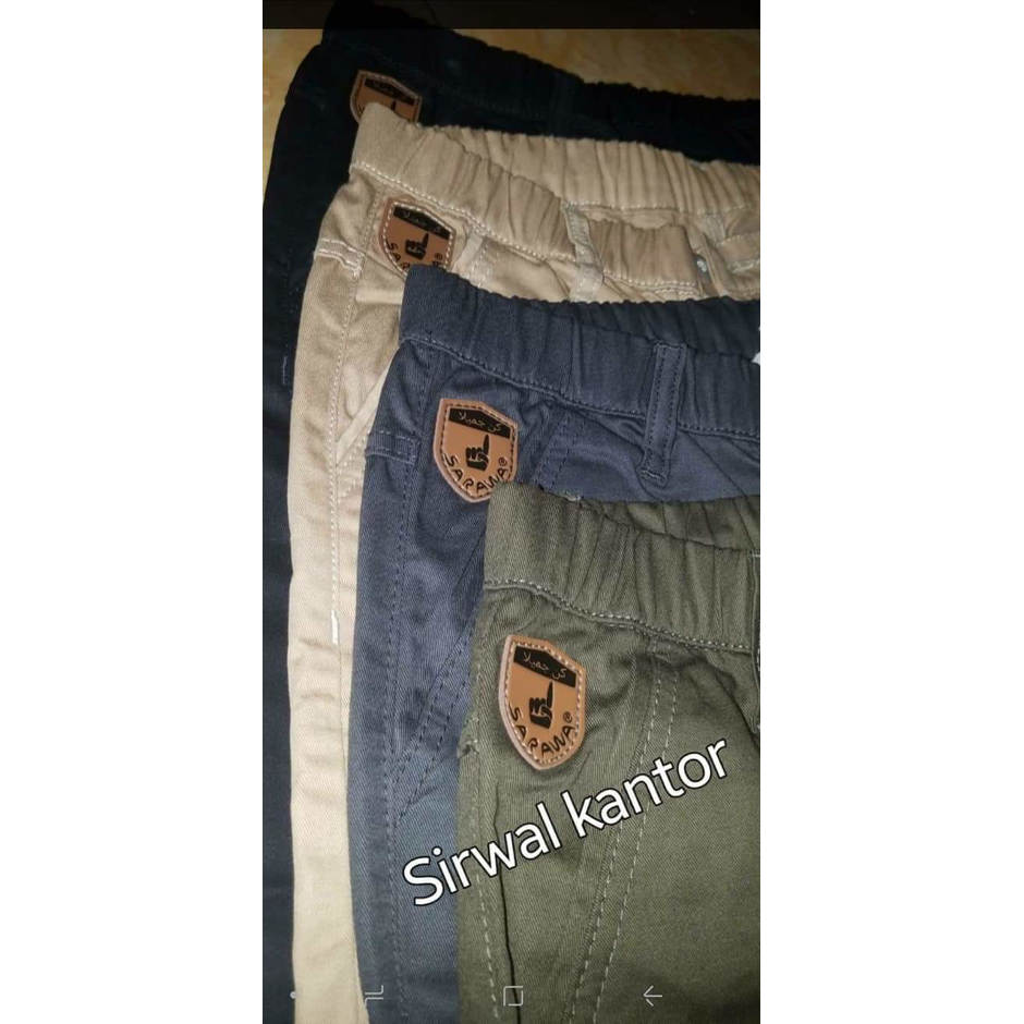 Celana Sirwal Kantor/Resmi Sarawa NAVY