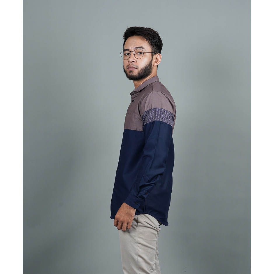 Noufal  Long Fadkhera Kemeja Koko Modern dan Premium