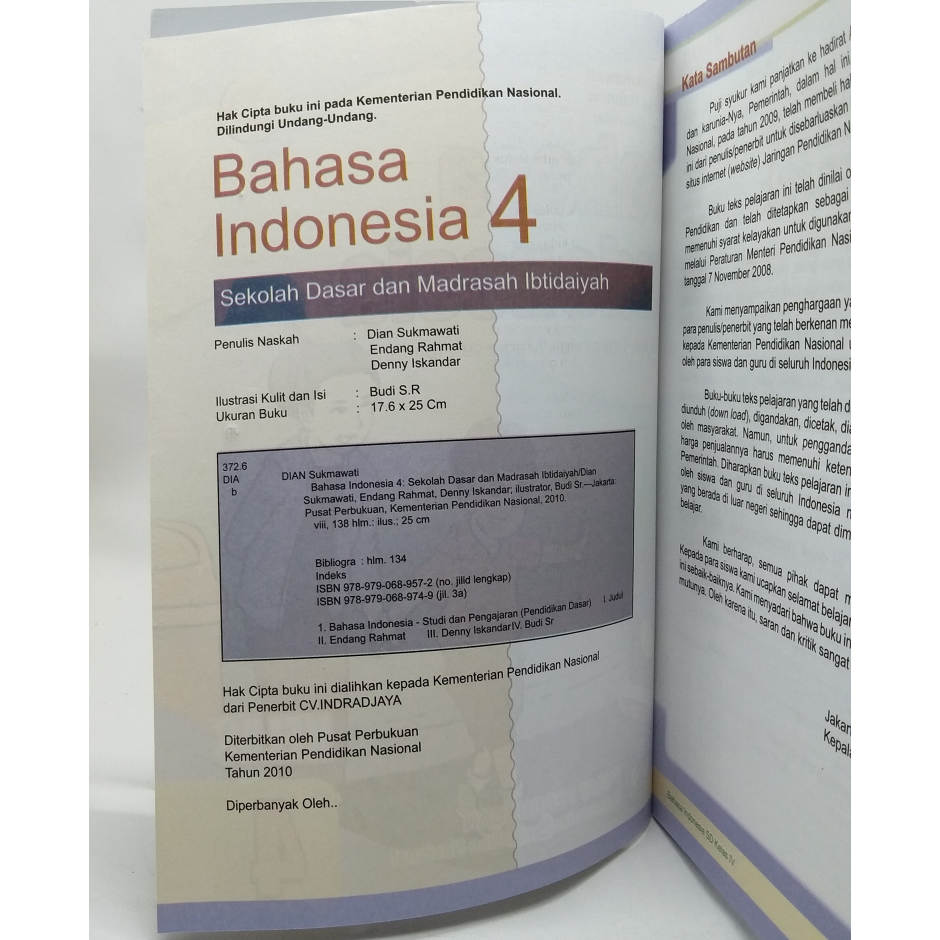 Buku Bahas Indonesia Kelas 4 Sd