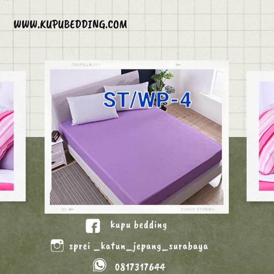 sprei waterproof polos ST/WP04