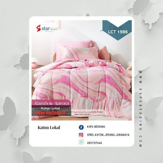 sprei katun lokal  LCT 1986