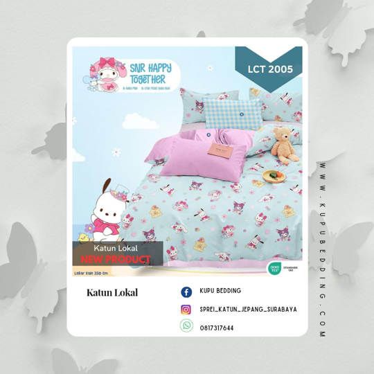 sprei katun lokal  LCT 2005