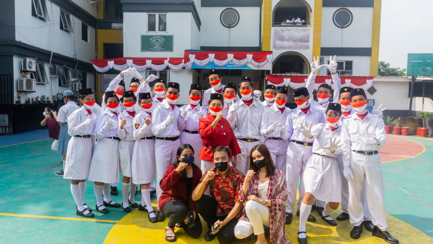 Perayaan HUT RI ke 77 Sekolah Pondok Daun