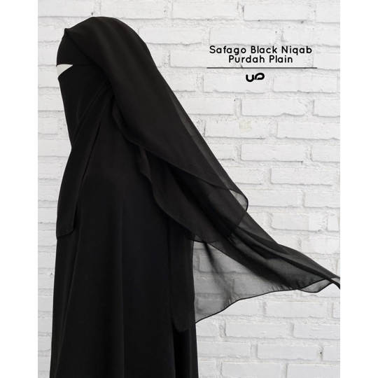 Safago Black Niqab