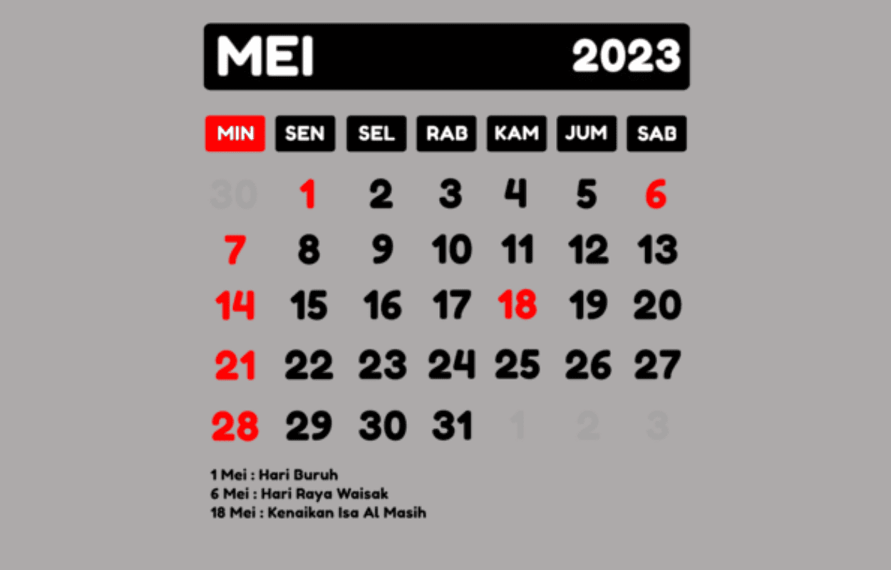 JADWAL BIMTEK MEI 2023