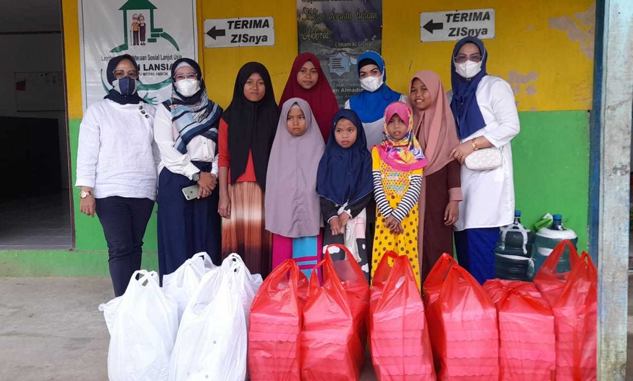 Puasa Hari ke-5, MT Nur Asiah  Maluku Salurkan Paket Buka Puasa Ke Yayasan Panti Asuhan
