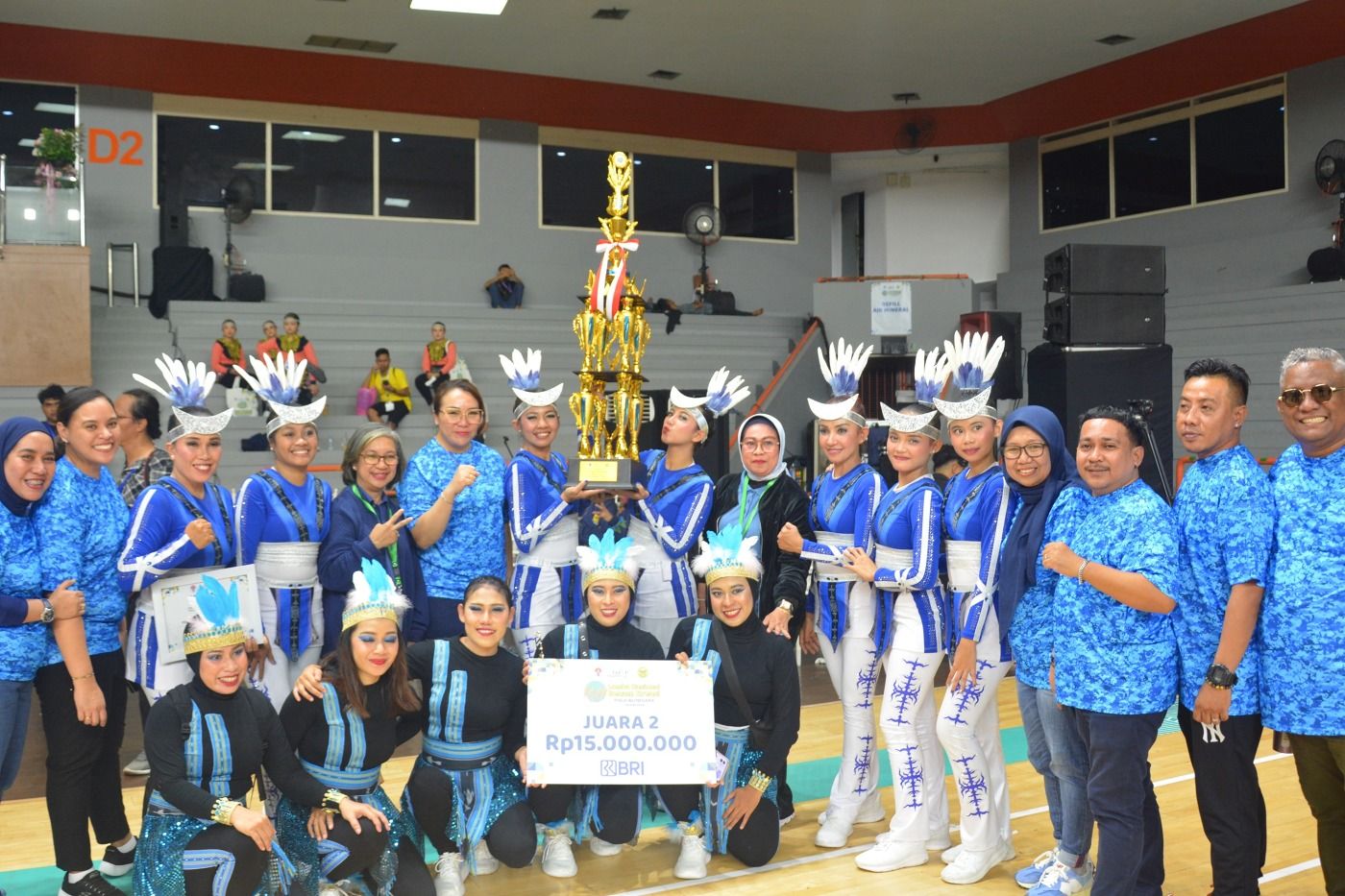 PERWOSI MALUKU JUARA 2 LOMBA SENAM KREASI PIALA IBU NEGARA 2024