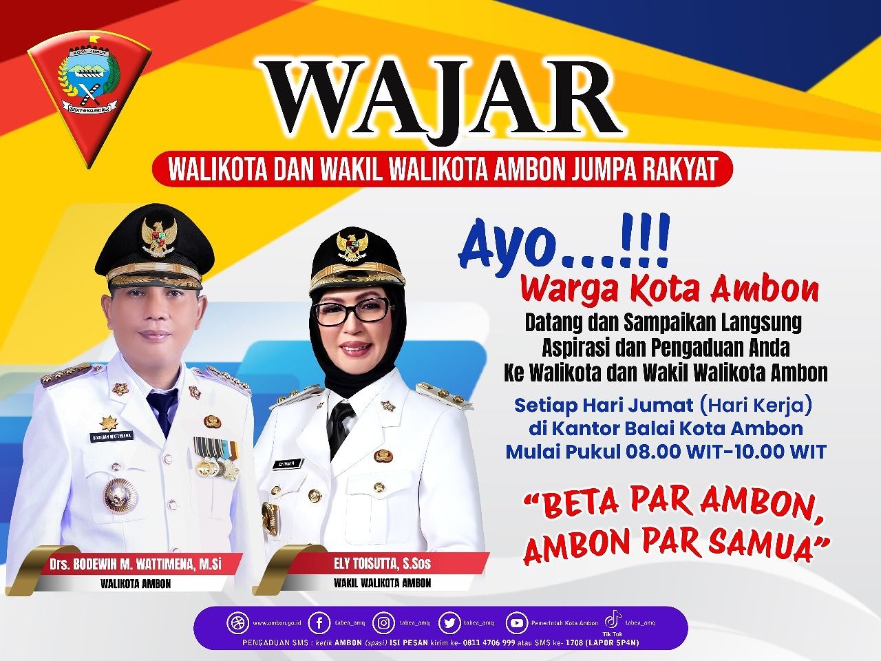 14 Maret, Progran Wajar Kembali di  Gelar